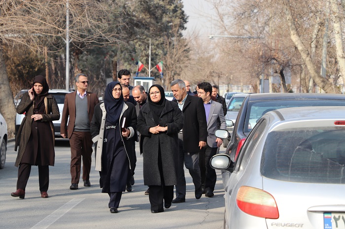 بازدید رئیس محترم سازمان ملی استاندارد و هیئت همراه از آزمایشگاههای پژوهشگاه استاندارد در بهمن ماه 98