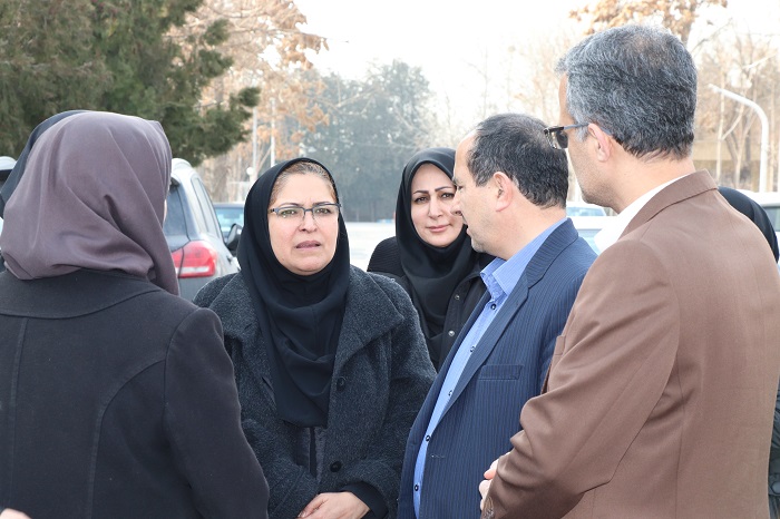 بازدید رئیس محترم سازمان ملی استاندارد و هیئت همراه از آزمایشگاههای پژوهشگاه استاندارد در بهمن ماه 98