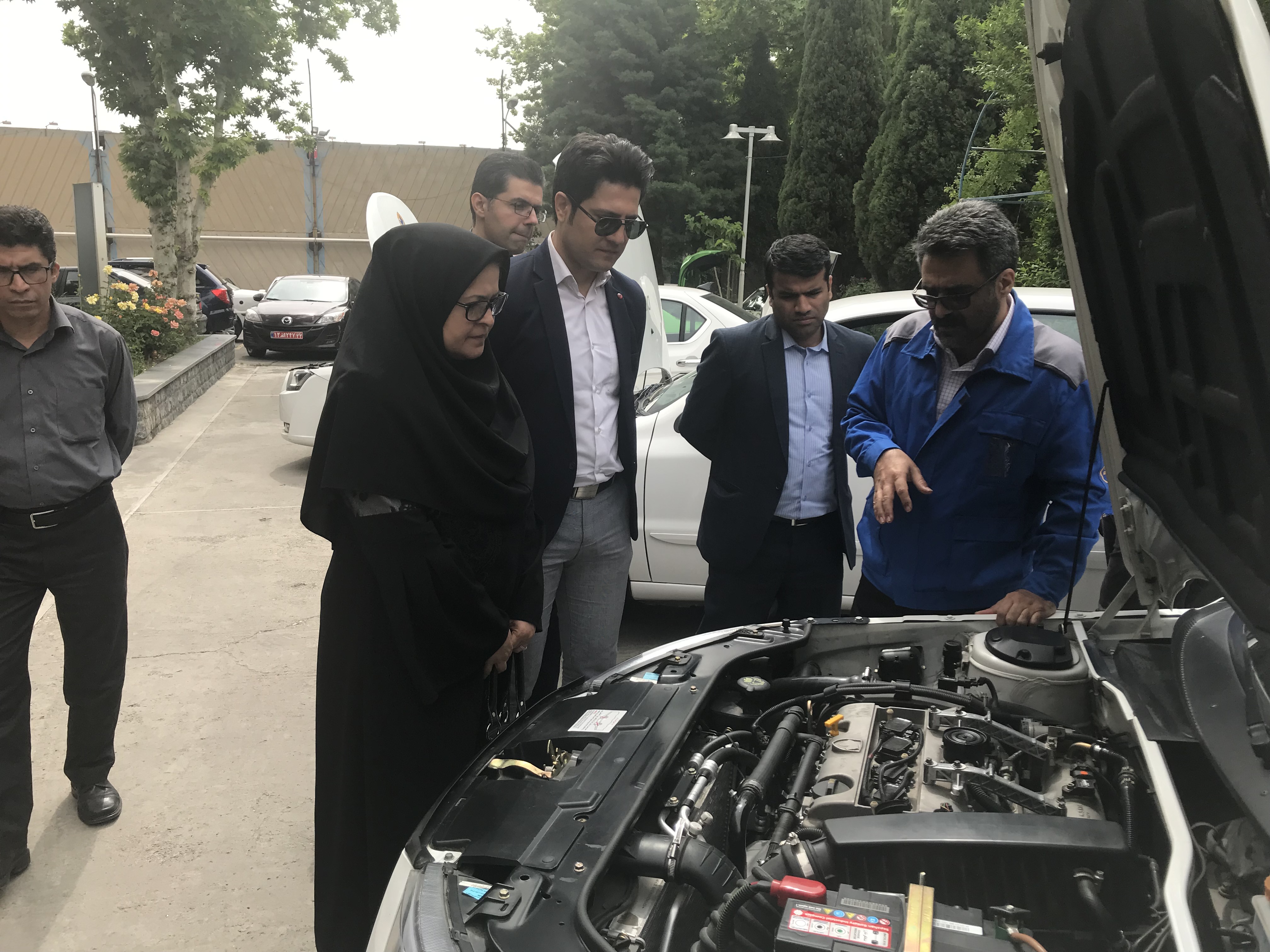 بازدید ریاست پژوهشگاه استاندارد و هیات همراه از شرکت ایپکو