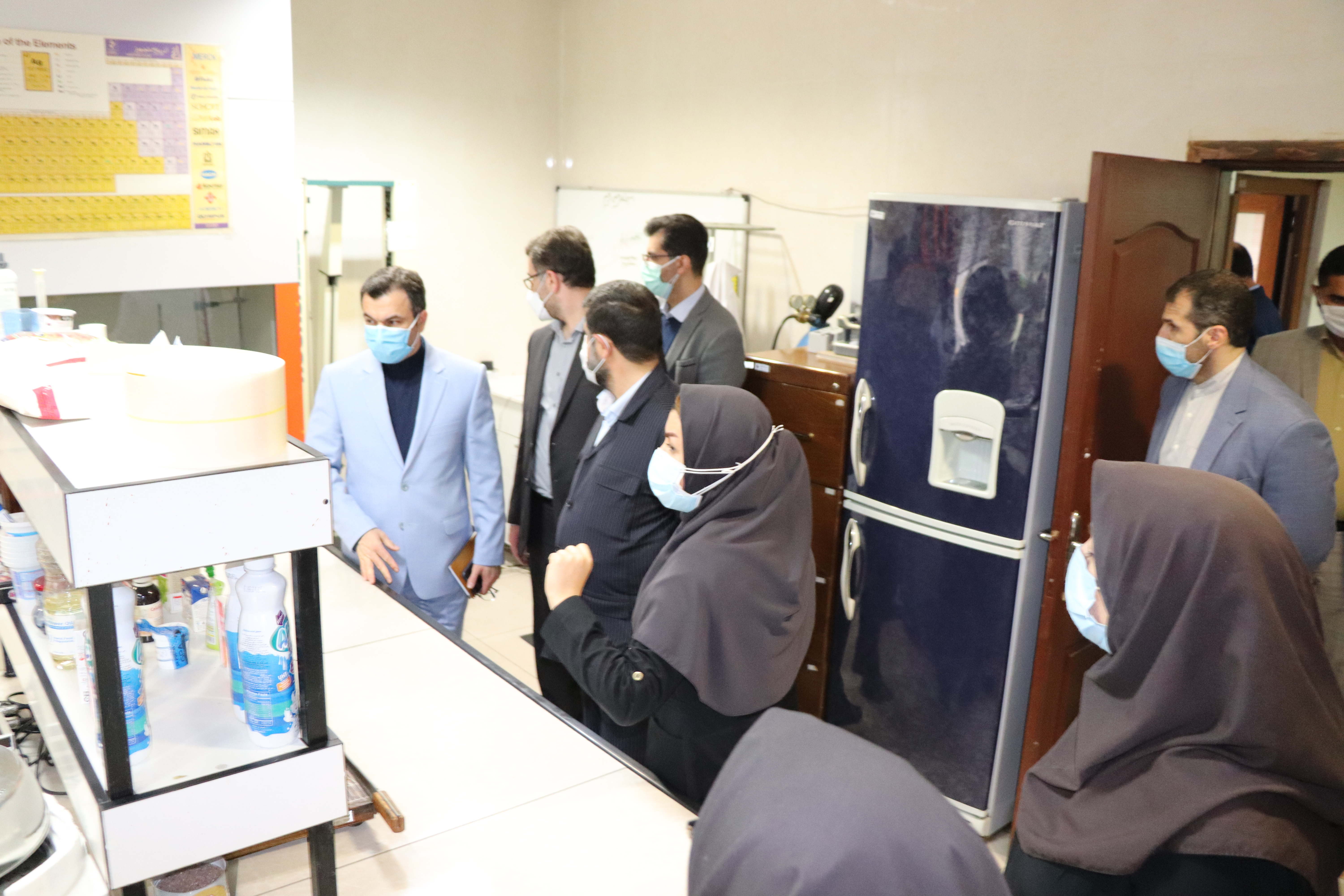 بازدید رئیس سازمان ملی استاندارد ایران از پژوهشکده شیمی و پتروشیمی پژوهشگاه استاندارد