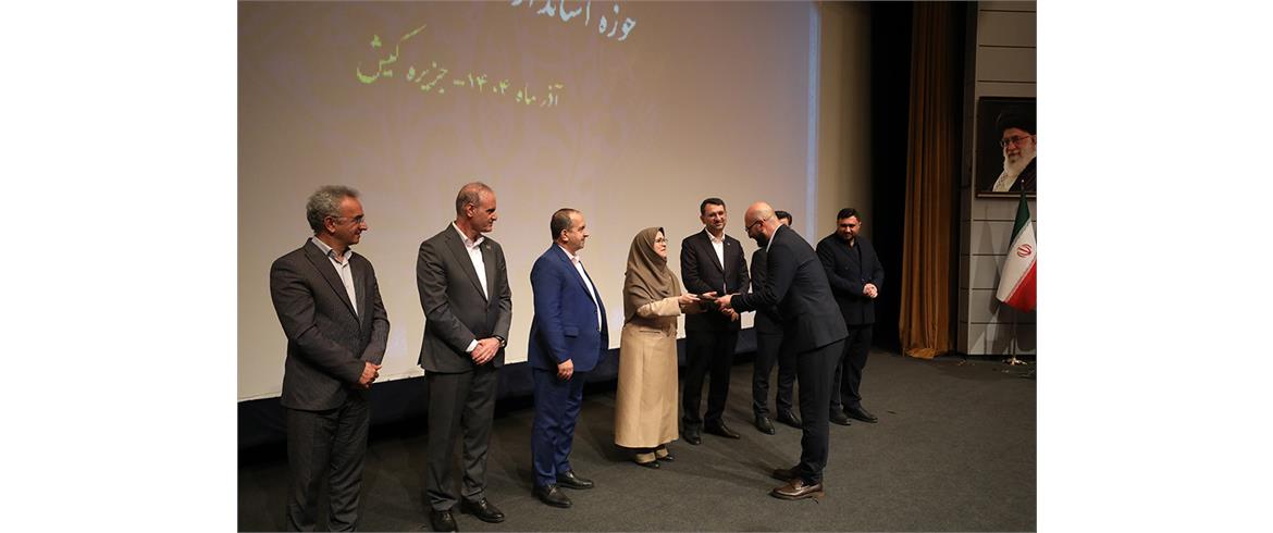 حضور دکتر مجید جوانمرد درمراسم بزرگداشت فعالان برگزیده حوزه استاندارد، کیفیت و سلامت کیش