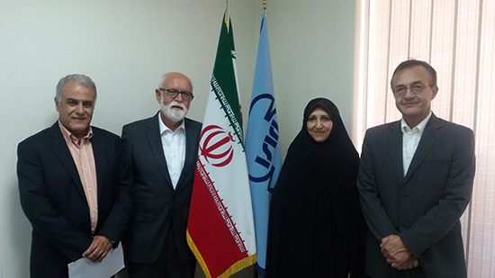 سرپرست معاونت پژوهشی پژوهشگاه استاندارد با مدیرعامل شرکت MRUدیدار 