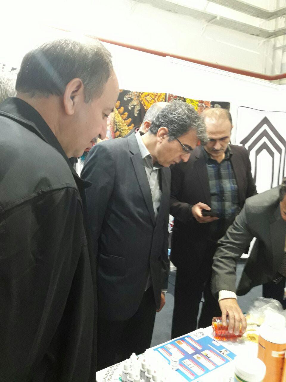 بازدید معاون پژوهشی و فناوری وزارت علوم، تحقیقات و فناوری از غرفه پژوهشگاه استاندارد