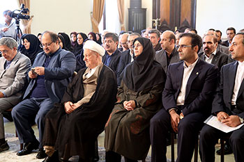 دیدار آیت‌الله هاشمی رفسنجانی با رییس، معاونان و مدیران سازمان ملی استاندارد ایران