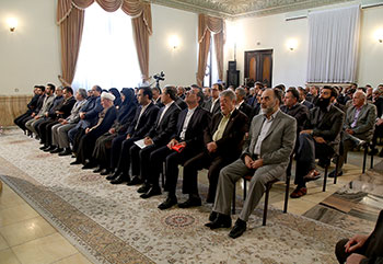 دیدار آیت‌الله هاشمی رفسنجانی با رییس، معاونان و مدیران سازمان ملی استاندارد ایران