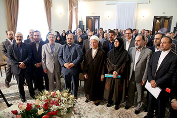 دیدار آیت‌الله هاشمی رفسنجانی با رییس، معاونان و مدیران سازمان ملی استاندارد ایران